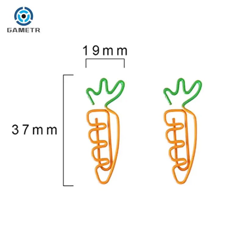 10 шт., закладка для бумаги в форме моркови