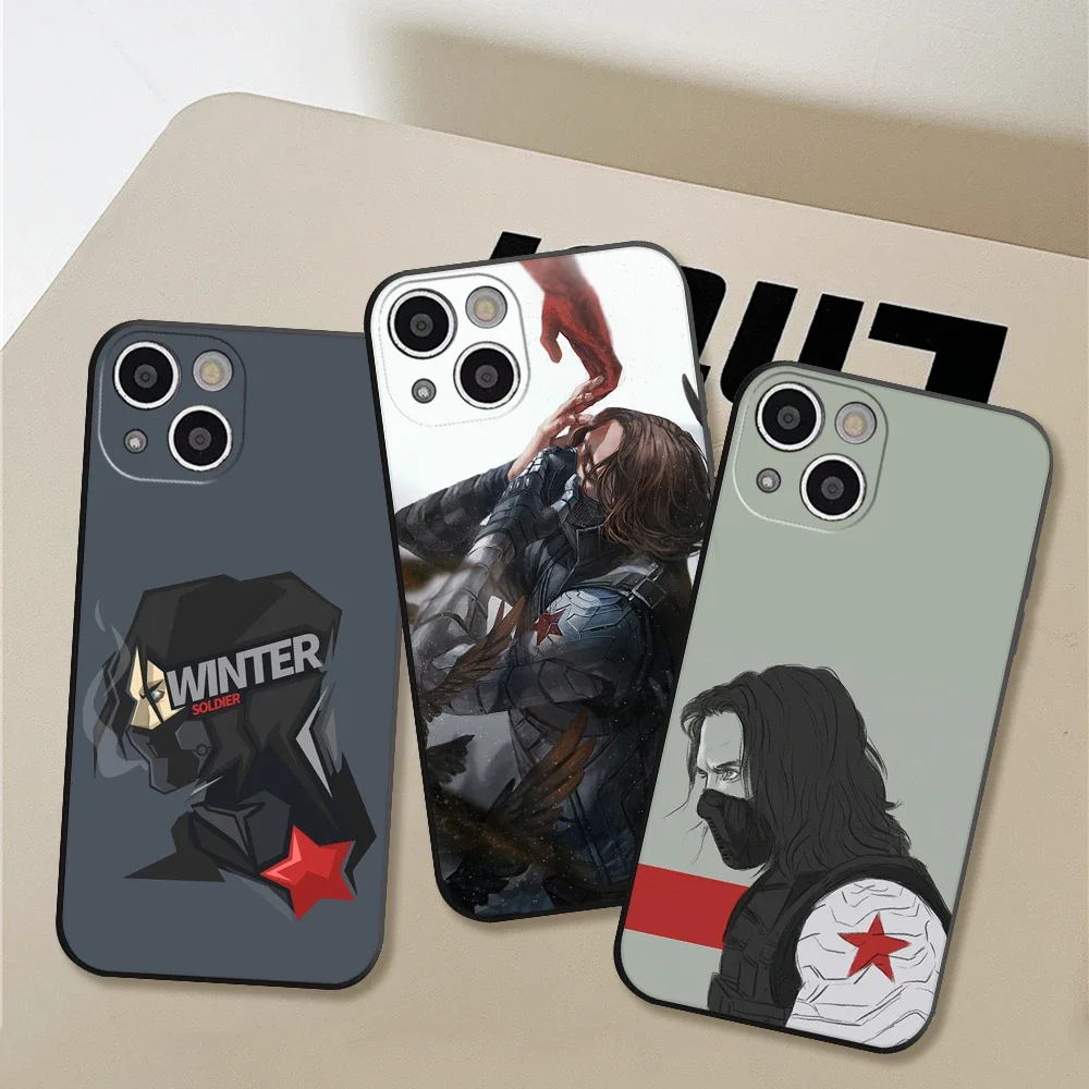 Bucky Barnes - Winter Soldier Phone Case For iPhone14 13 11 12 Pro XS MAX mini 8 7 14promax Plus X 2020 XR 13 Pro Phone covers