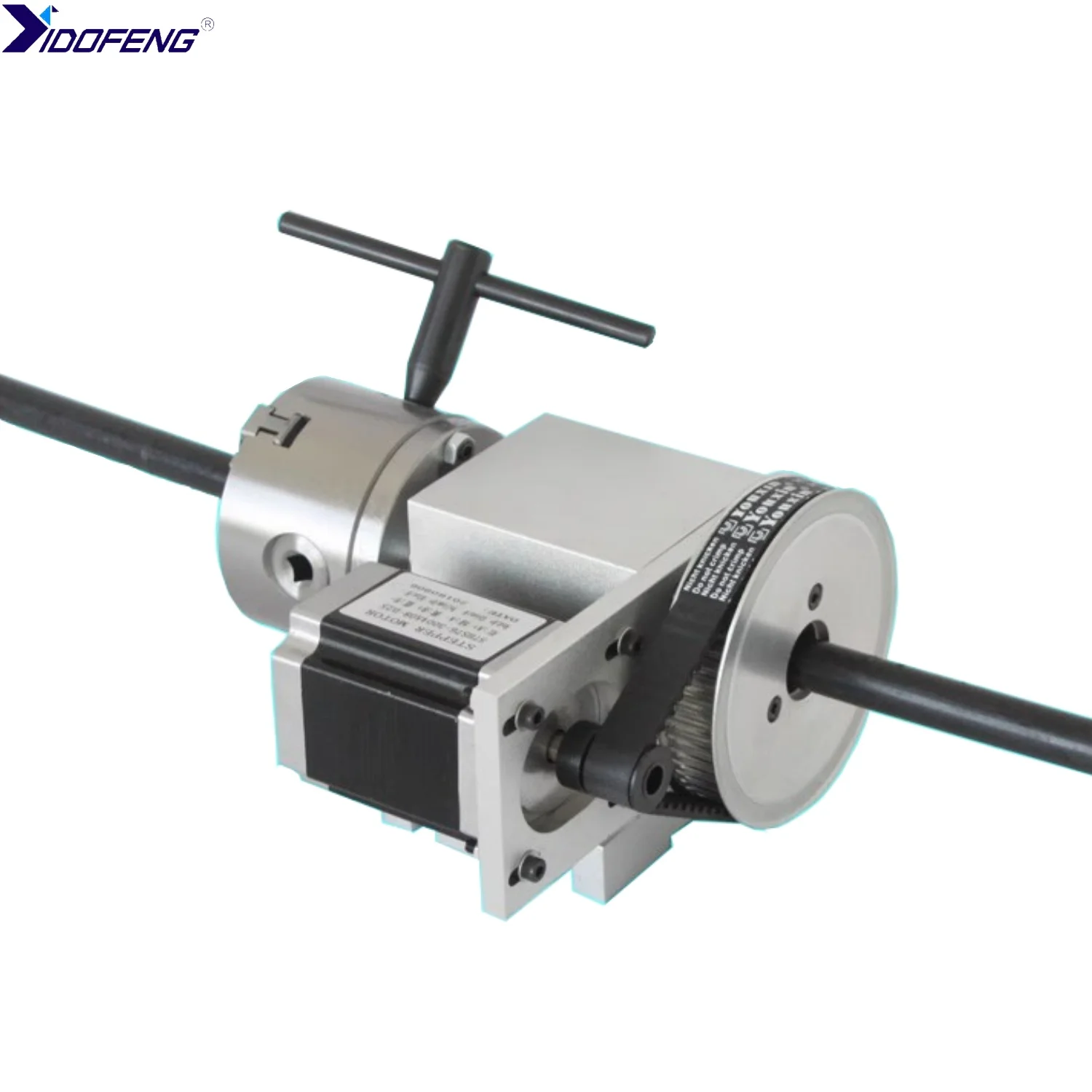 K11-80mm/100mm 3 jaw Chuck 4th Rotary Axis+65mm Tailstock CNC Dividing Head Rotaty Axis Kit For CNC Router Engraving Machine