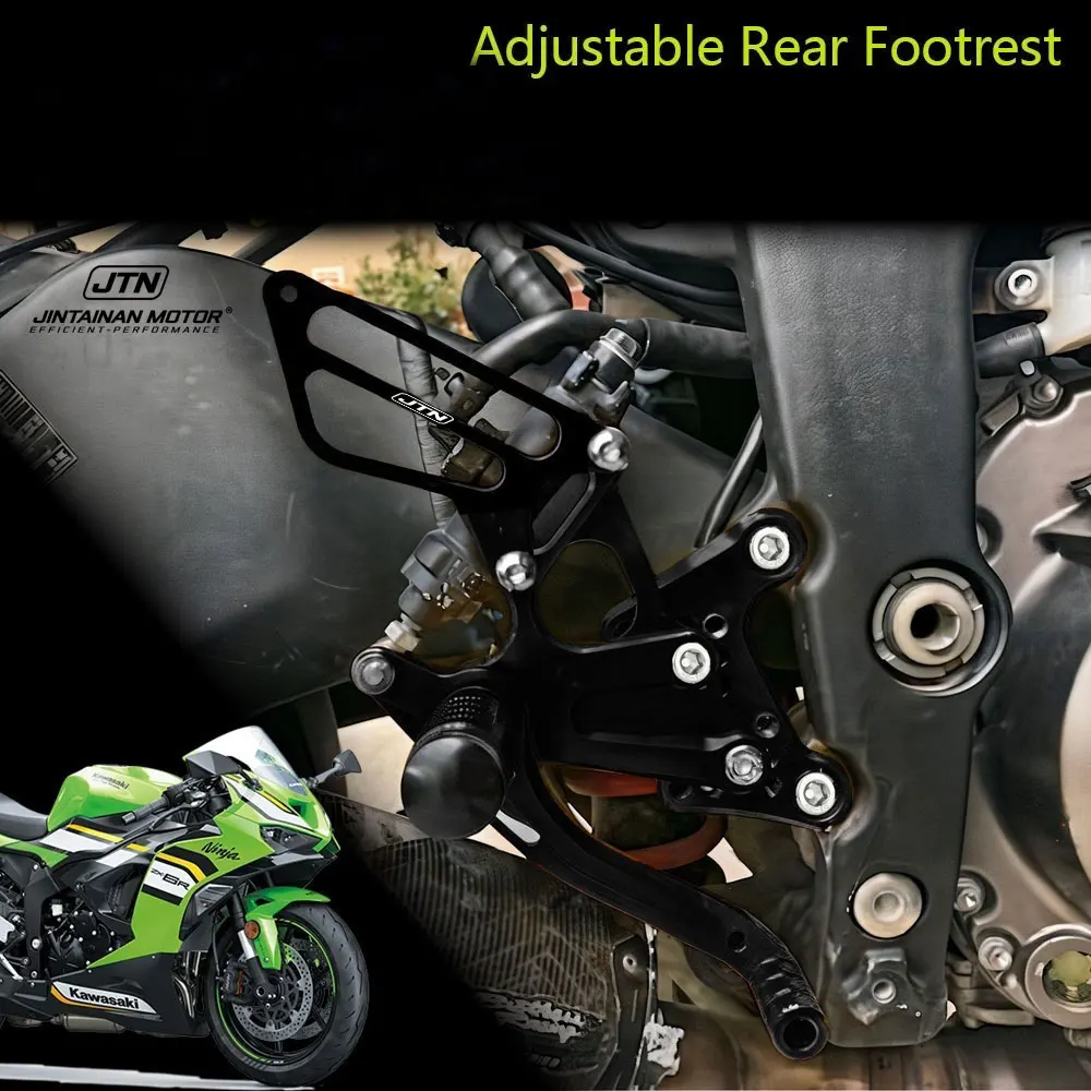 

FOR Kawasaki ZX-6R ZX6R 2009 - 2020 2014 2013 2012 2011 2010 Footpeg Rearset Footrest Rear Set Foot Peg Pedal Accessories