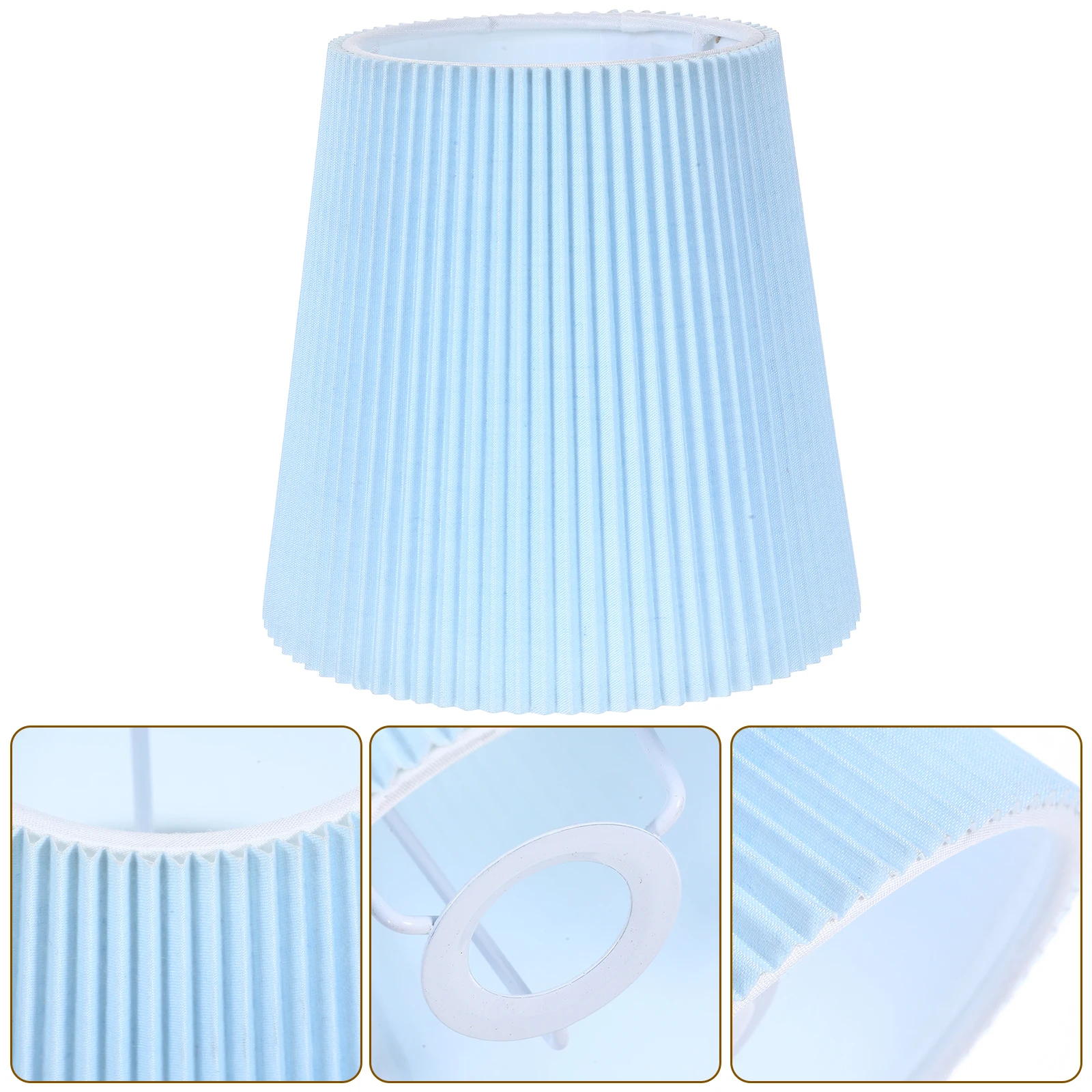 

Vintage Fabric Lampshade Replacement For Table Floor Lamp Cover Home Decorative Shade Household Iron Cloth Light Fixture