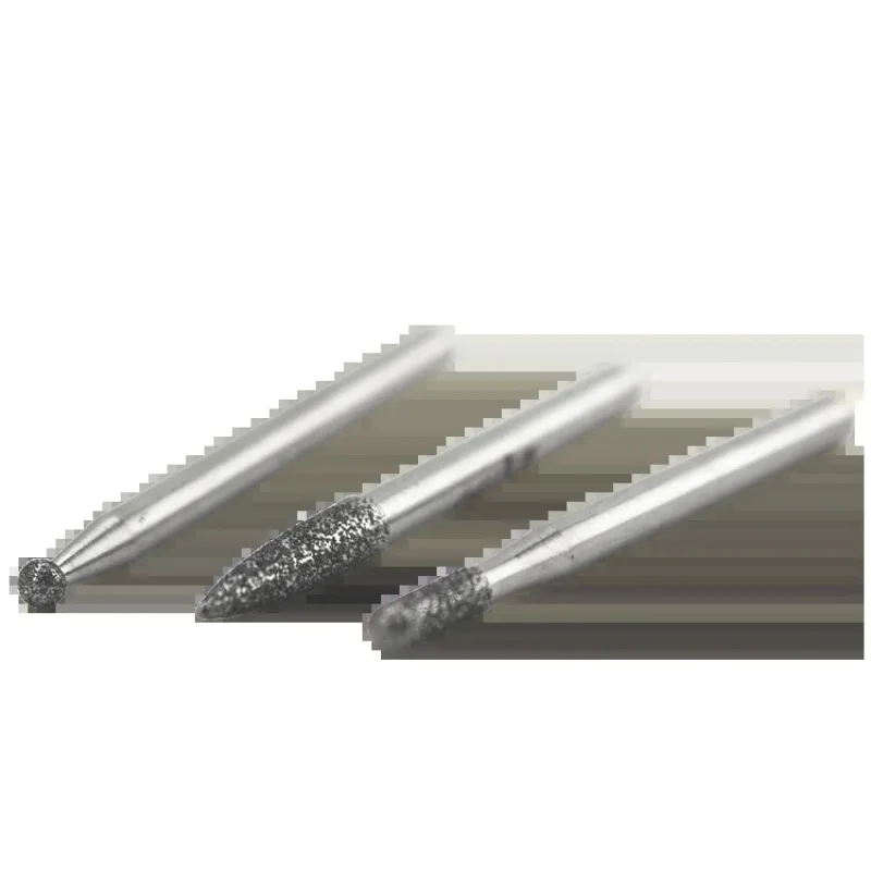 Set of 30pcs Diamond Tools for Grinding and Needle Rubber Material Includes Diamond Grinding Head