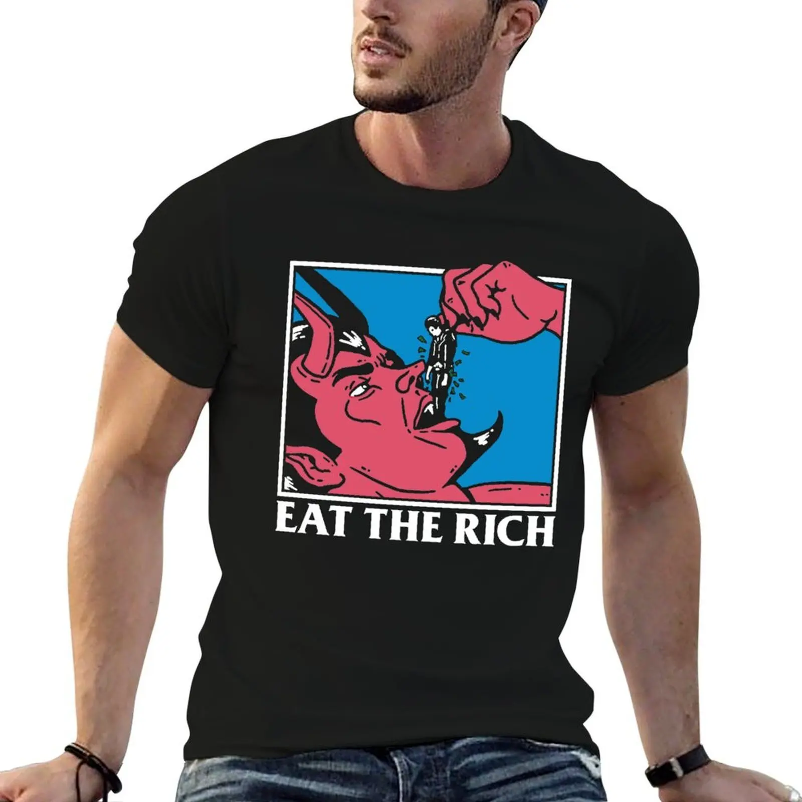 

Eat The Rich T-Shirt cotton t shirts high quality cotton t shirt pack t shirts for man pack white T-shirt