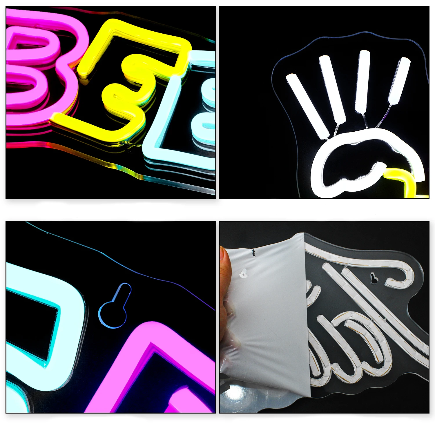 Imagem -05 - Sinal de Neon para Wall Decor Usb Colorida Led Cerveja Luz Bar Parede Homem Caverna Festa Clube Restaurante Hotel