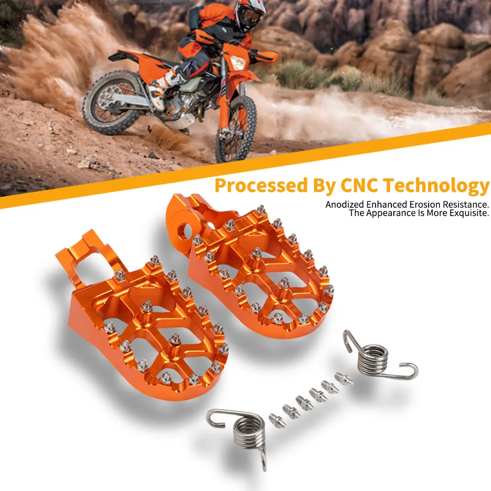 Motorcycle Gear Shift Foot Lever Footpegs Footrests Foot Pegs Pedals For KTM SX EXC EXCF SXF XCF 250 300 350 2016 2017-2022