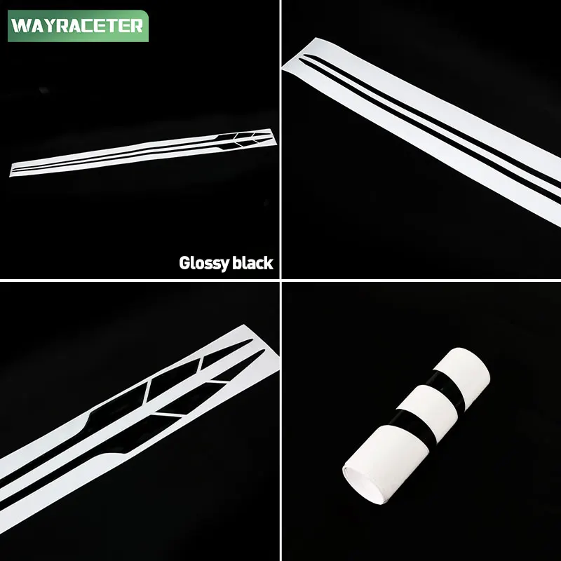 2 قطعة الباب الجانب المشارب تنورة ملصق فينيل لسيارات BMW 5 سلسلة 2024 2025 G60 530 520d G61 بجولة M60 i5 M الأداء الملحقات #2