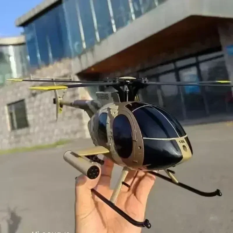 Helicóptero controlado a distancia C189 Md500 Rc Era 1:28, doble colmillo sin escobillas, simulación de avión, modelo al aire libre, regalo de cumpleaños para niños