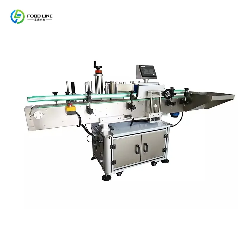 Customized High Accuracy Stainless Steel Electric Label Applicator For Cosmetics Food Glass Bottles Cartons Metal Paper Drinks