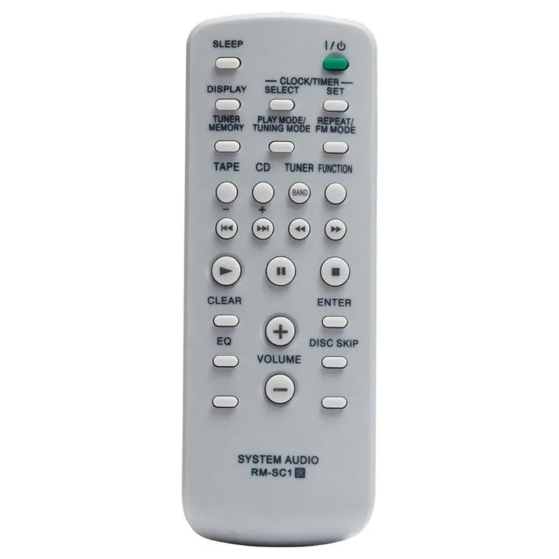 ABUO RM-SC1 Replacement Remote Control for Sony Mini Hi-Fi Stereo System MHC-GX450 CMT-NE3 MHC-GX250, No Programming Needed