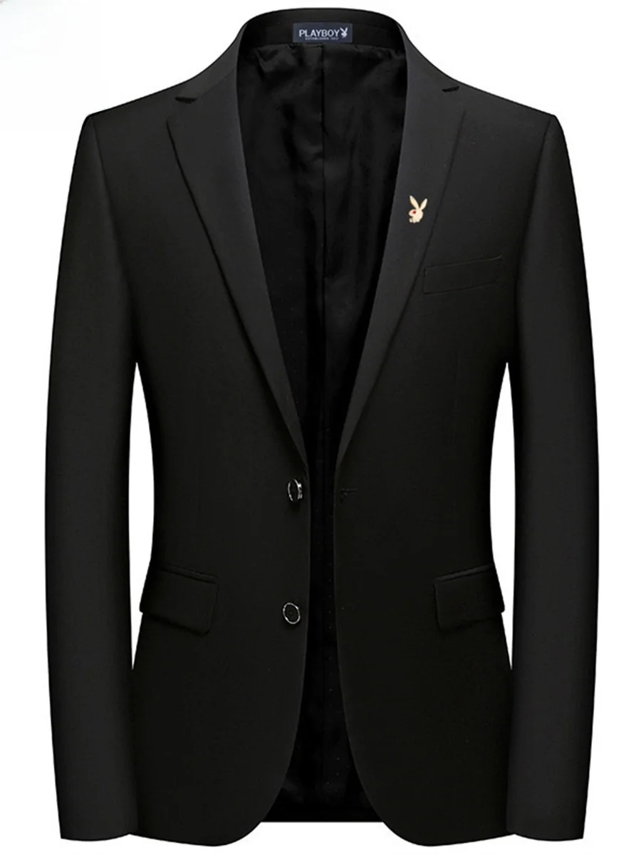 

Мужская приталенная повседневная хлопковая куртка в корейском стиле, осенняя новинка, модное студенческое пальто с длинным рукавом, деловой повседневный стиль