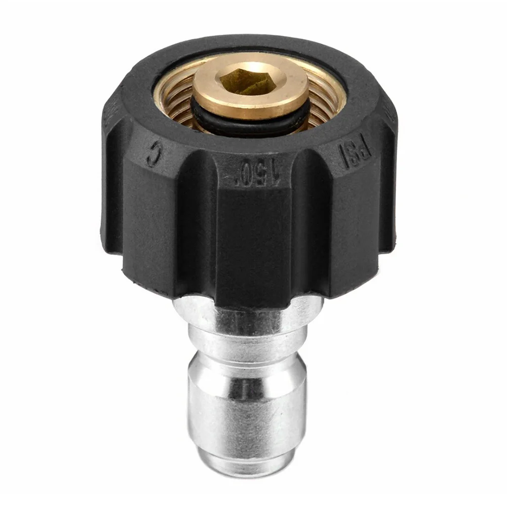 

1/4 3/8 inch Quick Connect Male to M22 14 15 mm Female Pressure Washer Adapter