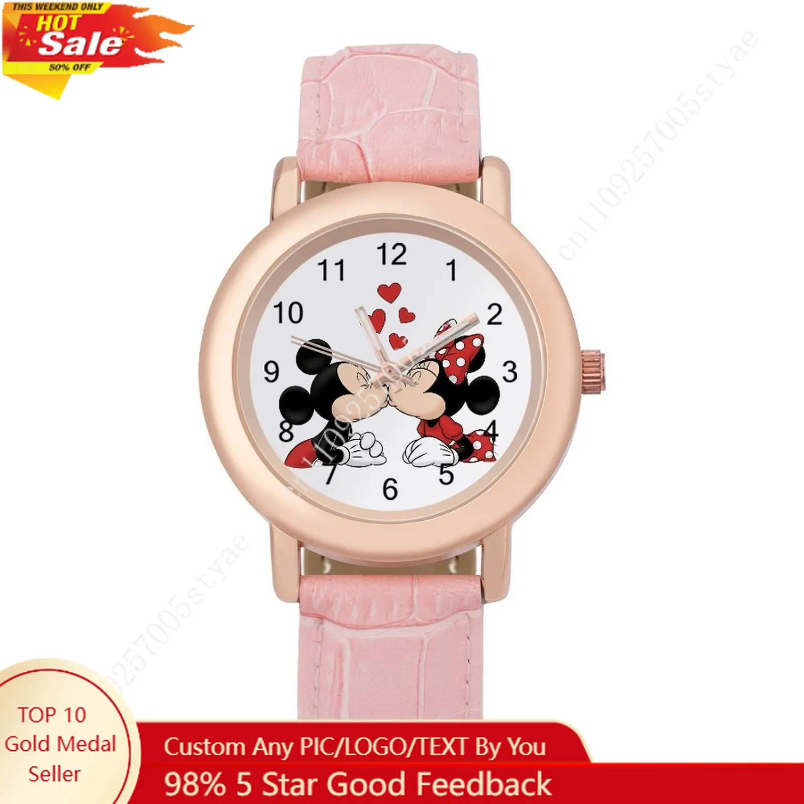 

Mickey Minnie Mouse Women Strap Watch
