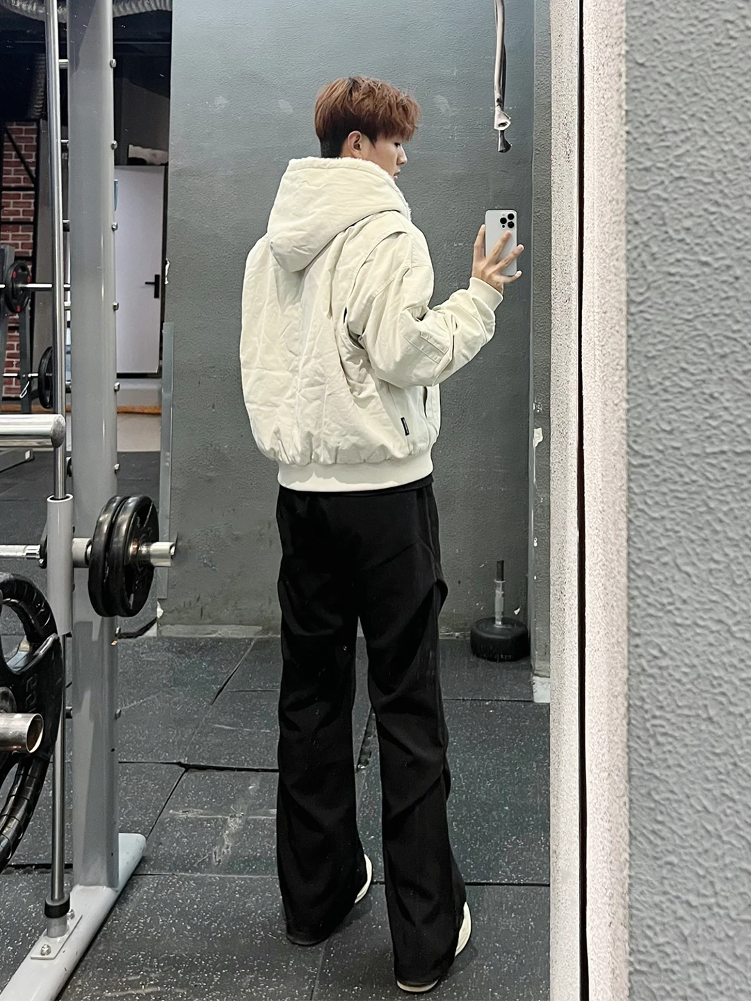 American High Street Men's Fleece Lined Cargo Pants Autumn Winter Cleanfit Paratrooper Workwear Trousers Pleated Suit Pants