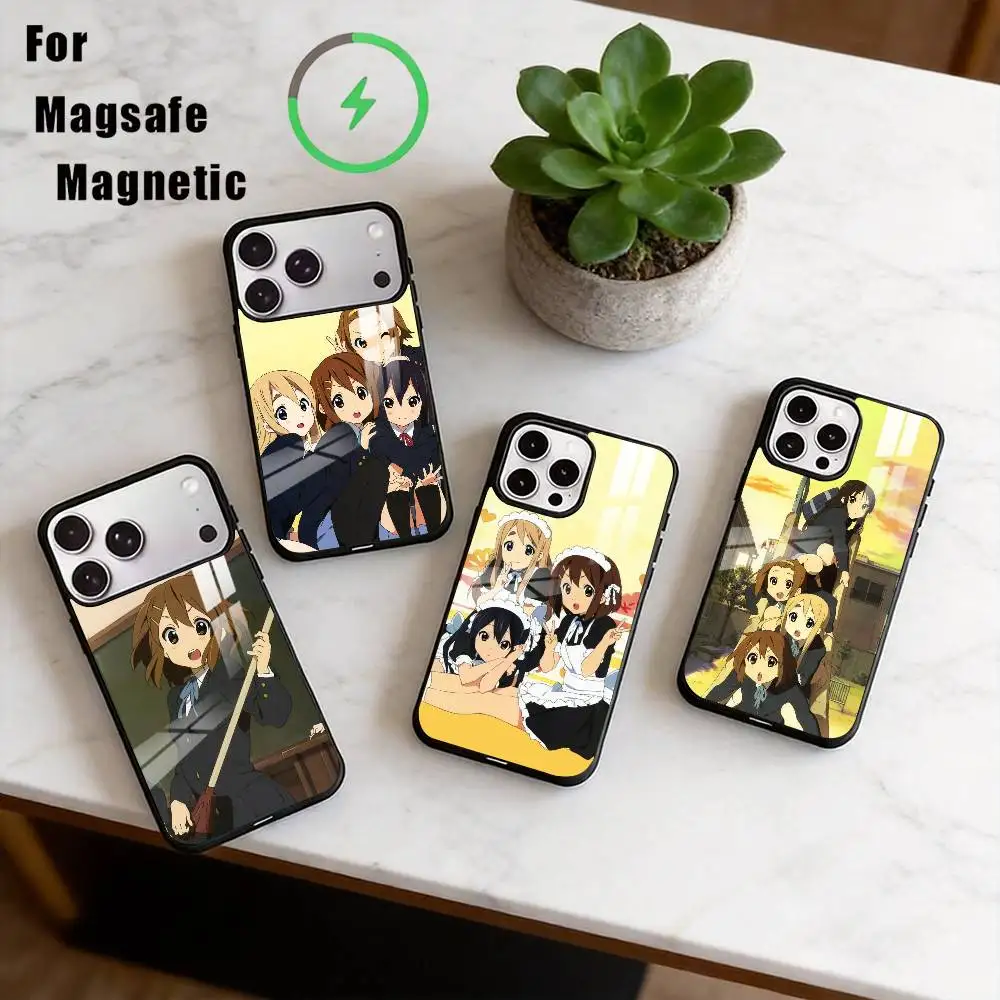 K-K-On! Phone Case For iPhone17,16,15,14,13,12,11 Plus,Pro Magnetic with Magsafe Wireless Charging