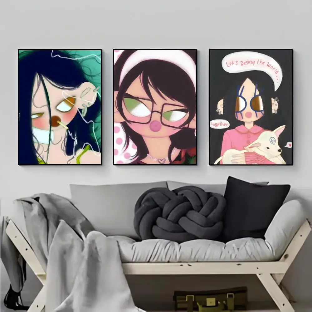 More than just hot chicks millennial style Art Poster Poster HD  Waterproof Wall Sticker Bar Living Room Decor Gift