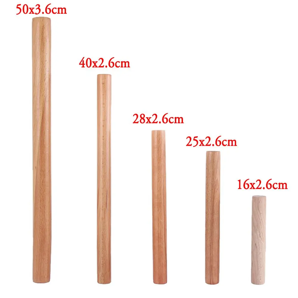 Wooden Rolling Pin Fondant Cake Decoration Dough Roller Cooking Pastry Baking Tool Kitchen Accessories