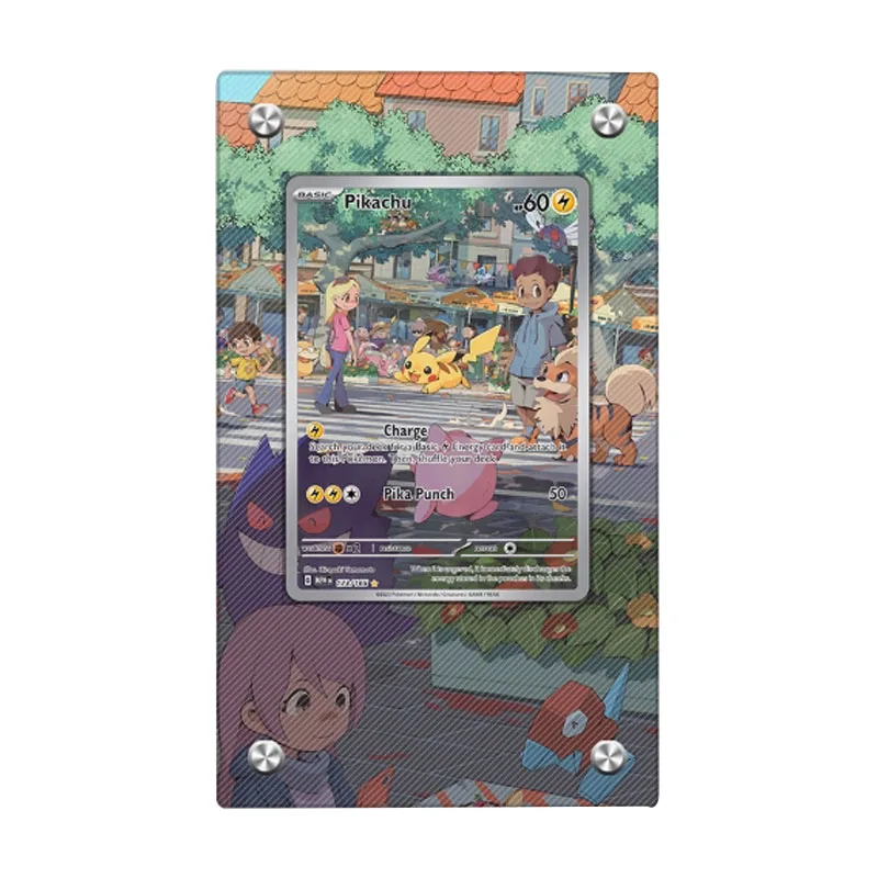 بوكيمون توروس تمديد اللوحة عرض موقف PTCG بيكاتشو روكسان دندرا لعبة كلاسيكية الاكريليك الطوب مهرجان هدية لا بطاقة