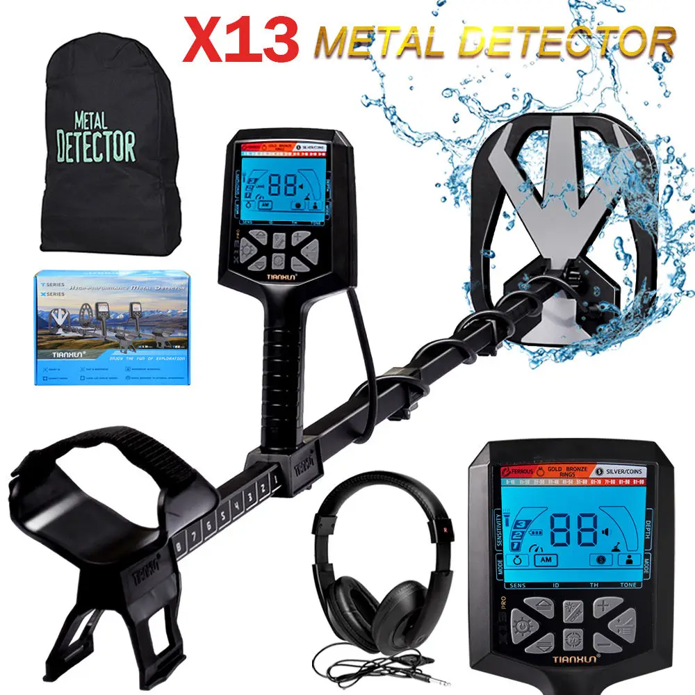 Cheap Price Professional Metal Detector Best Metal Detector X13 Professional Underground Gold Metal Detector