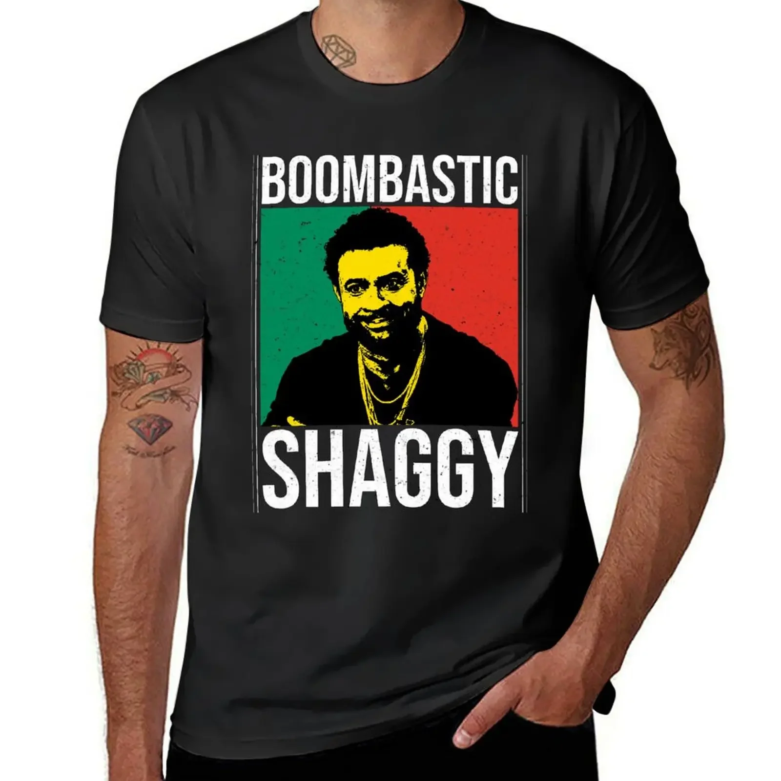 BOOMBASTIC - SHAGGY Musician T-Shirt Clothing blanks shirts graphic tee shirts men graphic