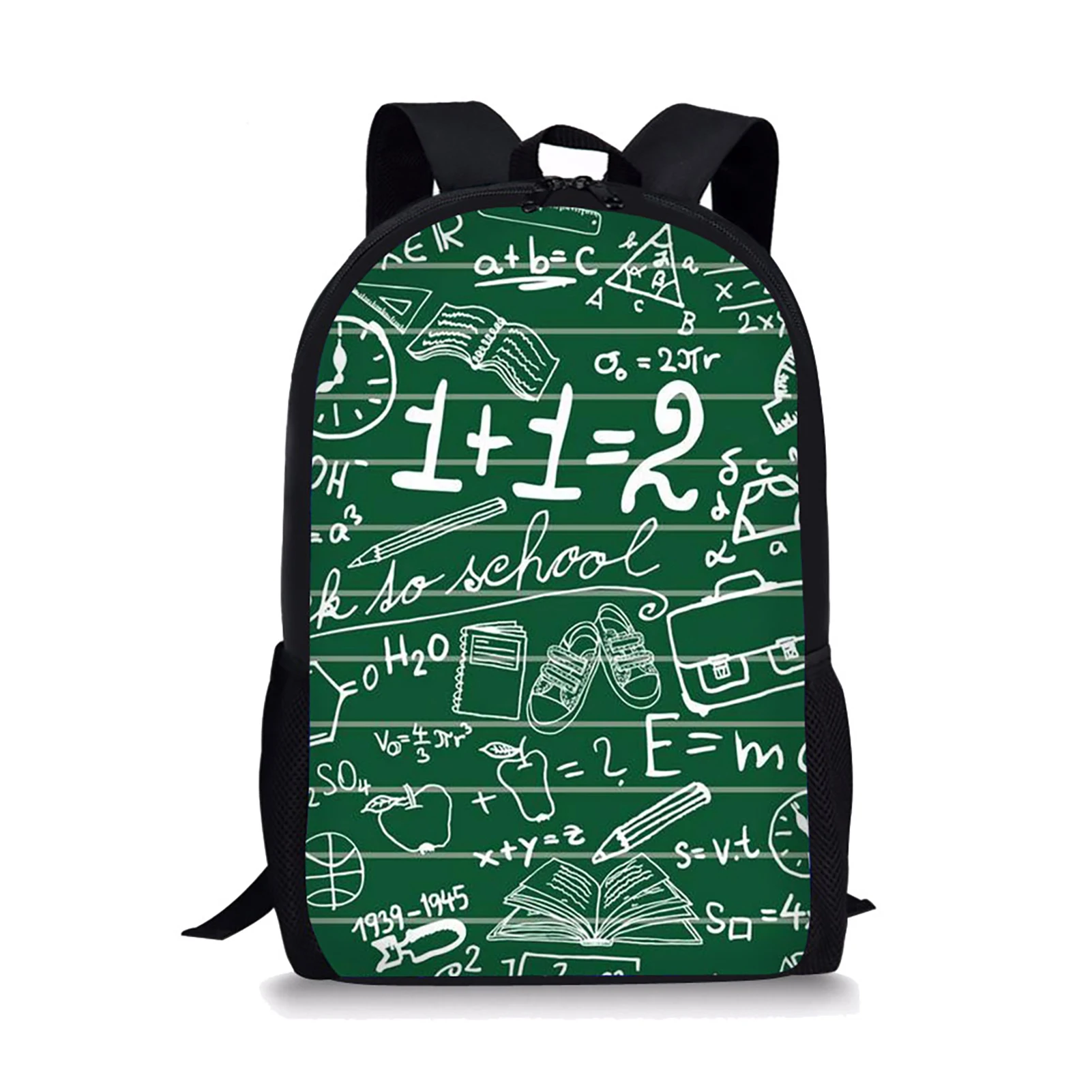 Niedliche Mathe 3D-Druck Rucksack Kinder Jungen Mädchen Schult aschen für Teenager Studenten Bücher tasche Kinder Umhängetasche Reises ack a dos