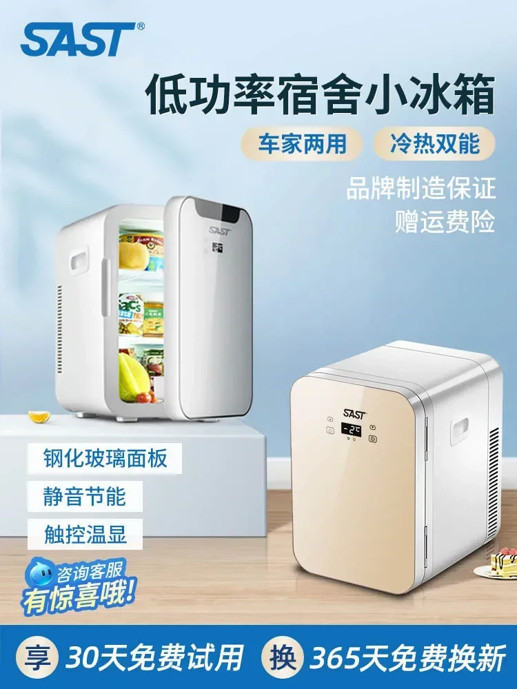 USB/220V Compact and Portable SAST Fridge for Breast Milk Storage, Perfect for Home, Dorm, Beauty Products, Cosmetics, and Car