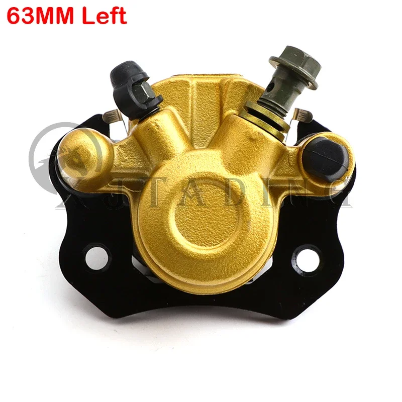 63MM Gold Front/Rear Disc Brakes Calipers Clamp For 50cc 70cc 90cc 110cc 125cc 150cc ATV Karting Buggy Quad Bike Braking System