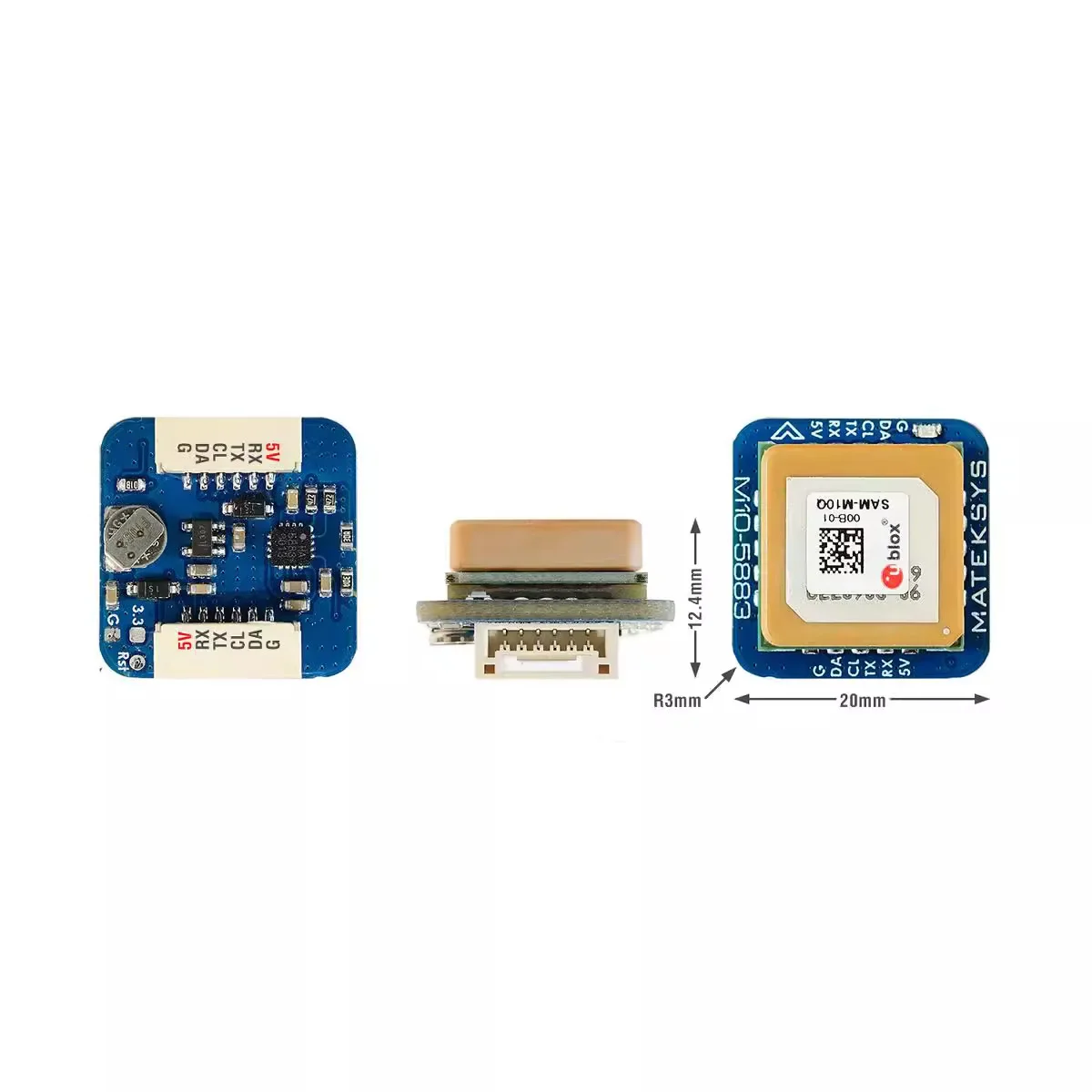 

МОДУЛЬ GPS COMPASS Matek M10Q 5883, GPS-модуль с фиксированным крылом, кроссовер FPV для самолетов