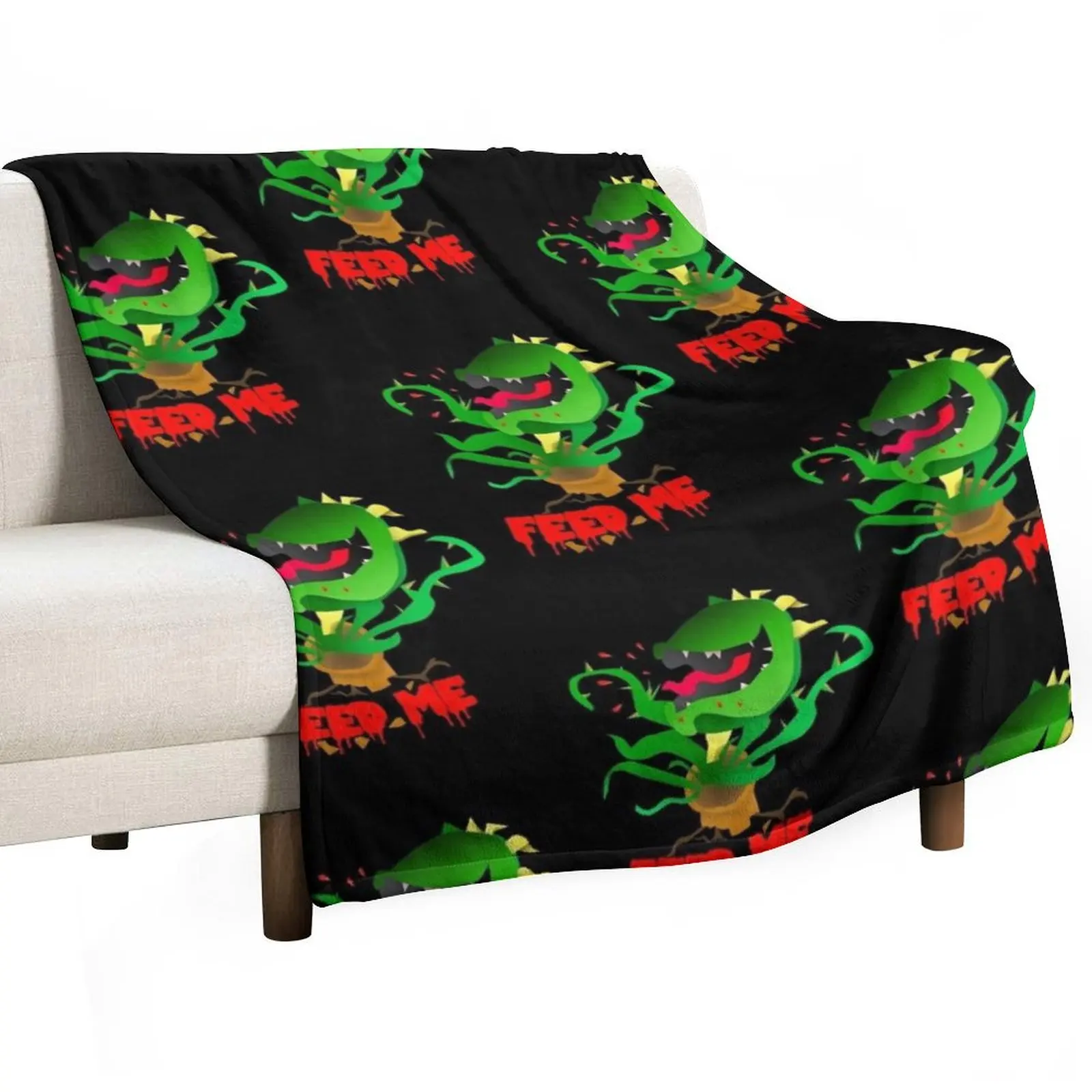 

Feed Me Throw Blanket Summer Hair Soft Flannels Blankets
