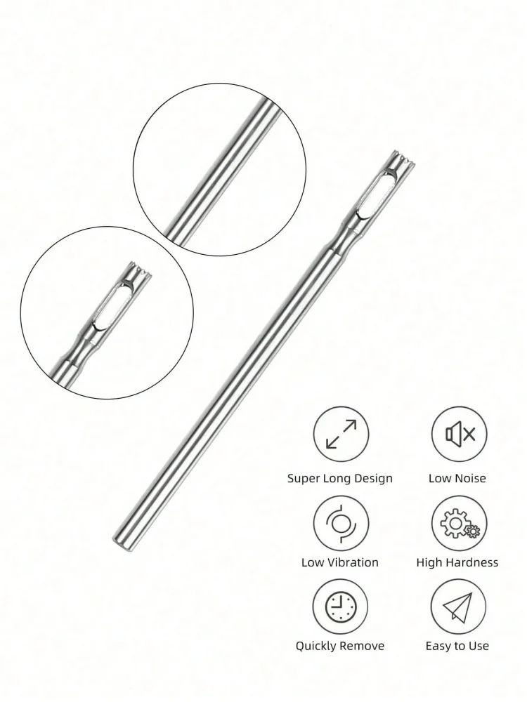 Edelstahl-Pediküre-Bohrer, Hornhautentferner, medizinischer Nagelhautschneider für Pediküre-Bohrer, rotierender Fräser, Fußpflege-Werkzeug – Detail 4