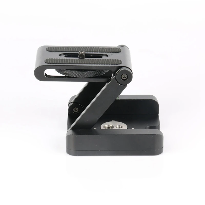 1 PCS Z Type Tilt Tripod Head Folding Tilt Foldable Convenient Single Quick Release Plate Stand Holder Camera Bracket Portable