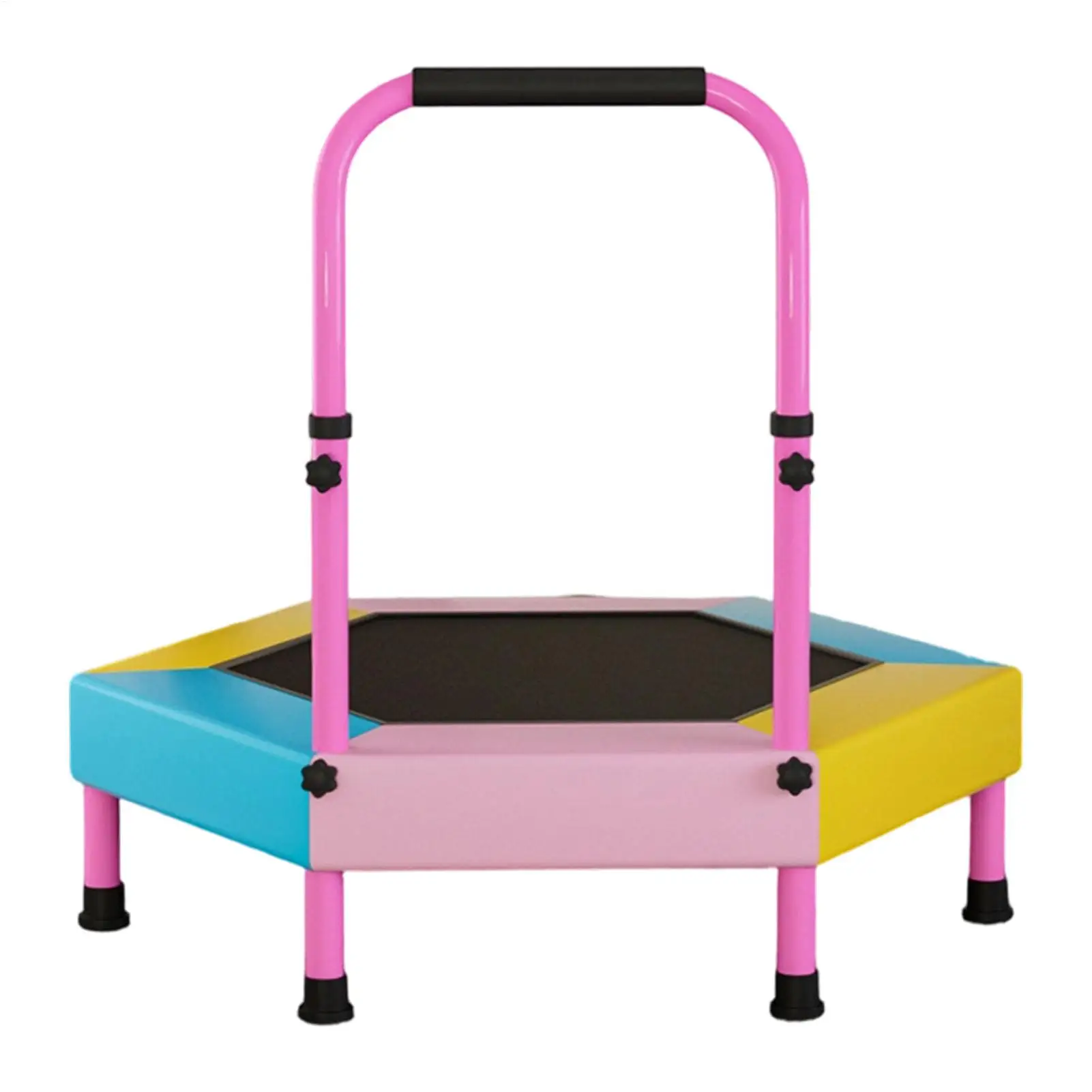 mini-trampoline-for-kids-3ft-foldable-jumping-equipment-trampoline-outdoor-with-adjustable-handle-for-garden-backyard-lawn