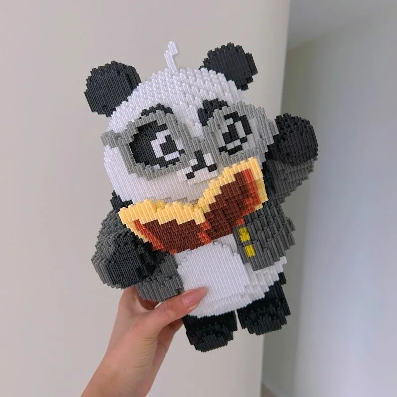 30 ซม.ใหม่น่ารักสัตว์กระต่าย PANDA Professional อนุภาคขนาดเล็กบล็อกอาคาร DIY Creative 3D ชุดของเล่นเด็กของขวัญ