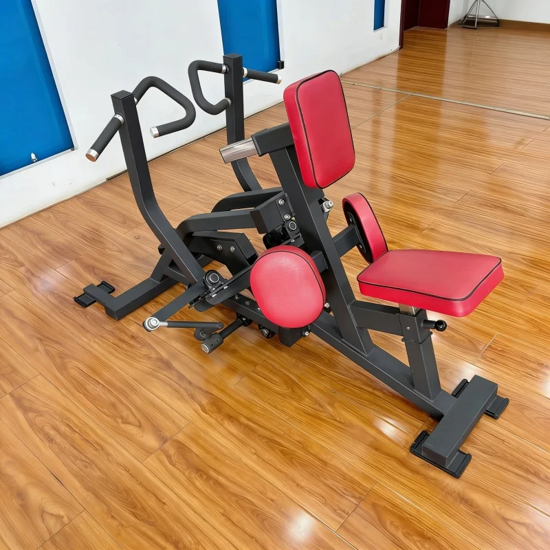 Hot Sale Fitness Commercial Gym Equipment Plate Loaded Machines Low Row Extreme Row Machine Chest Back Arms Shoulders Trainer
