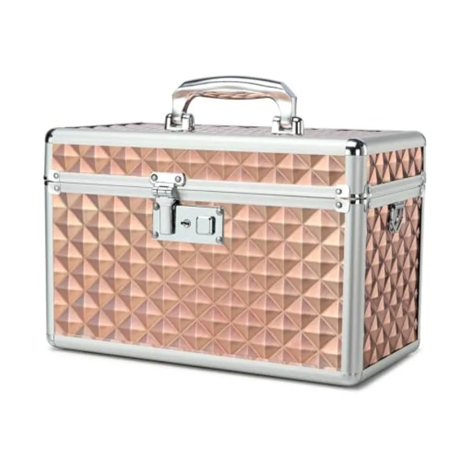 Storage Box with Key ock ockabe Medicine Storage Box Empty First Aid Box Security ock Box Mutipurpose ocking Box for Home and O