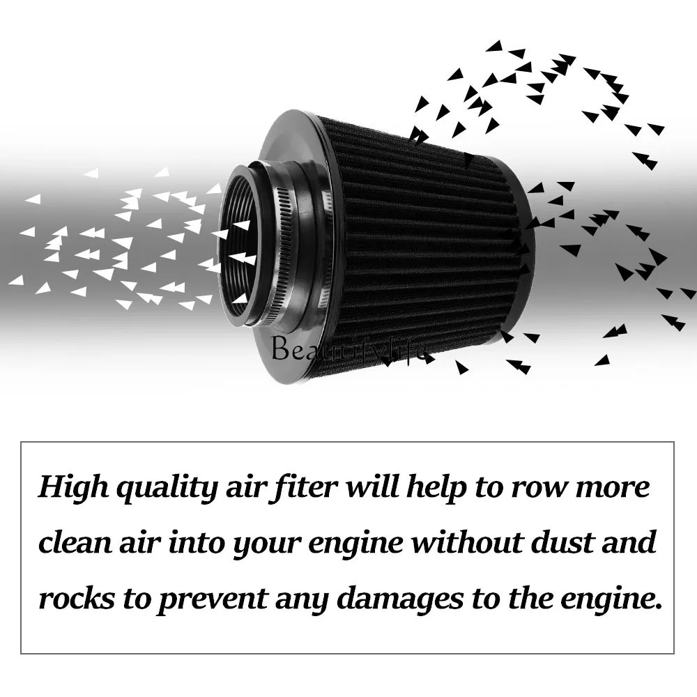 *Car modification accessories 76mm air filter cylinder mushroom head filter 3 inch mushroom head air filter