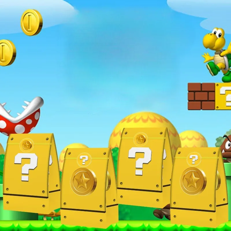 

Горячая игра Marios Series наклейка сумка из крафт-бумаги мультфильм творчество изысканный подарок и конфеты сумки товары для дня рождения