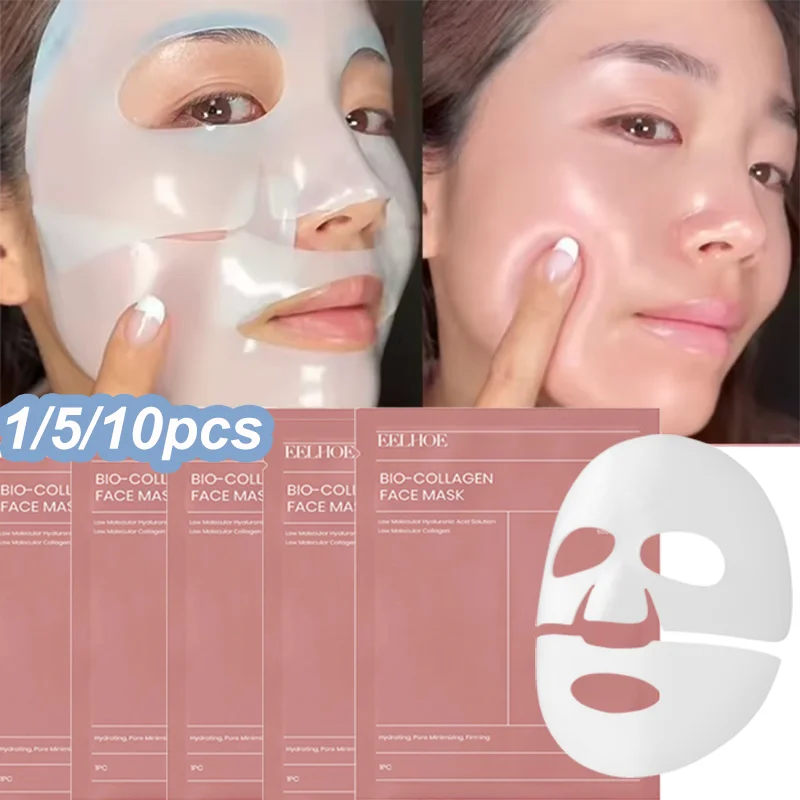 

Bio-Collagen Face Mask Anti-Wrinkle Firming Overnight Mask With Hydrolyzed Moisturizing Refreshing Brightening Repair Skin Care