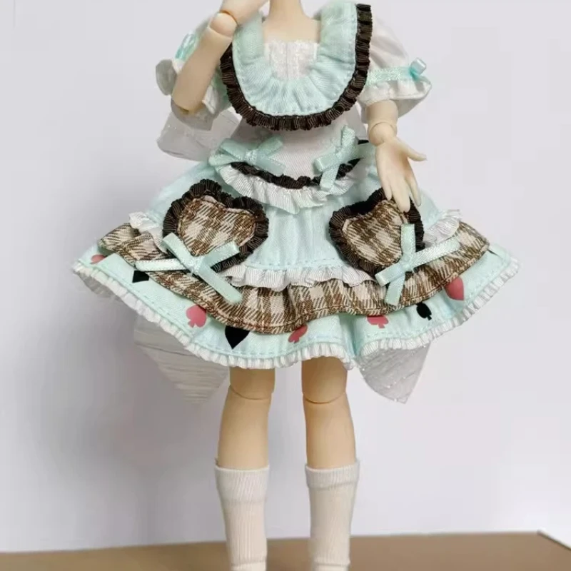 Dessert Party 8 Points Mjd Blind Box Action Figure Decorative Accessories Baby Clothes Doll Shoes Walking Sticks Trendy Toys