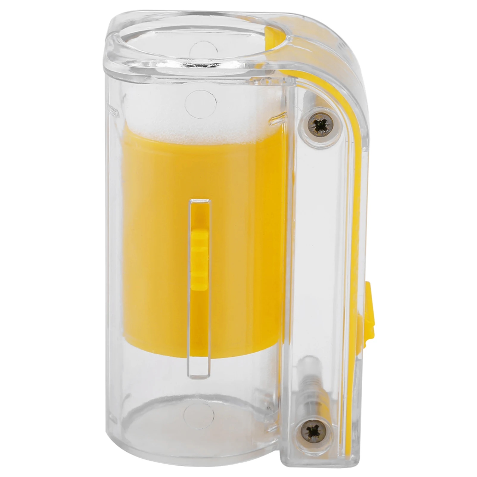 One Handed Plastic Queen Bee Marking Catcher with Plunger & Plush Pad, Portable Queen Marker Bottle Beekeeper Tool, Safe Bee