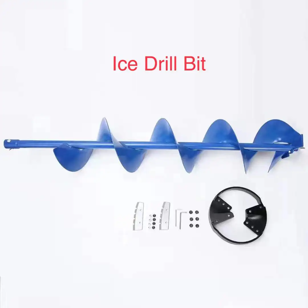 300mm Ice Drill Bit Ice-Breaking Fishing Winter Fishing Equipment Gasoline Digging Machine Ground Drill Universal Ice Drill