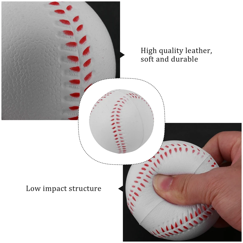 Sport Baseball Reduced Impact Baseball 10Inch Adult Youth Soft Ball For Game Competition Pitching Catching Training