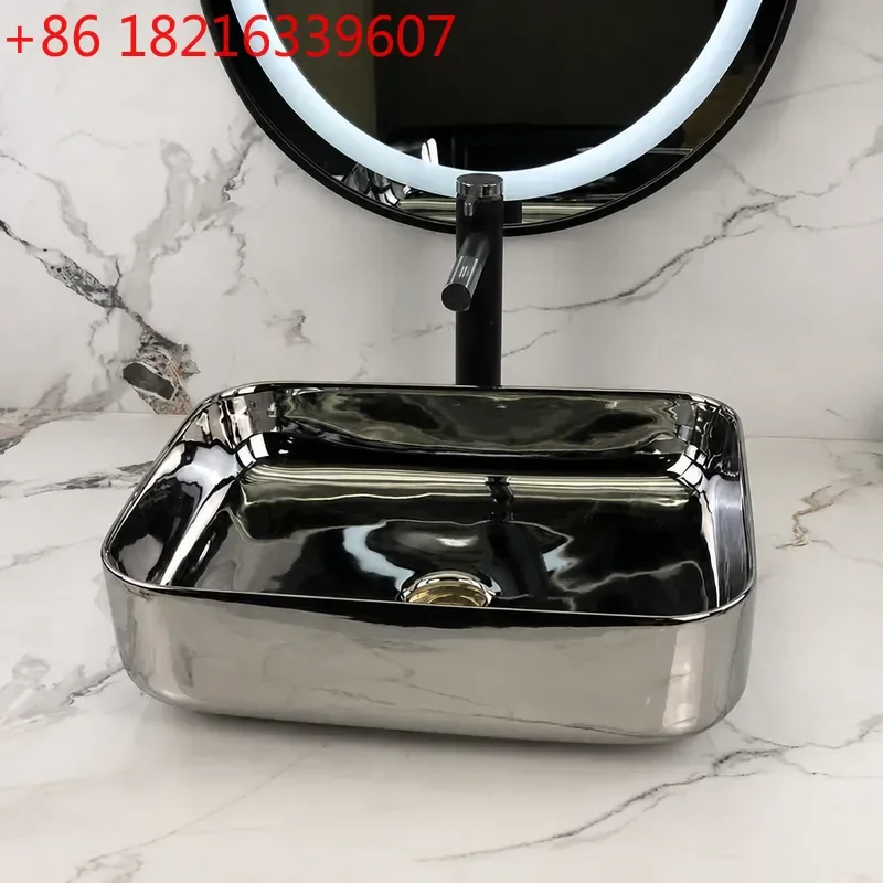 YAOWholesale Ceramic Wash Basin Hotel Engineering Art Sink Multi Color Optional Tabletop Basin Bathroom Vanity Countertop Vessel