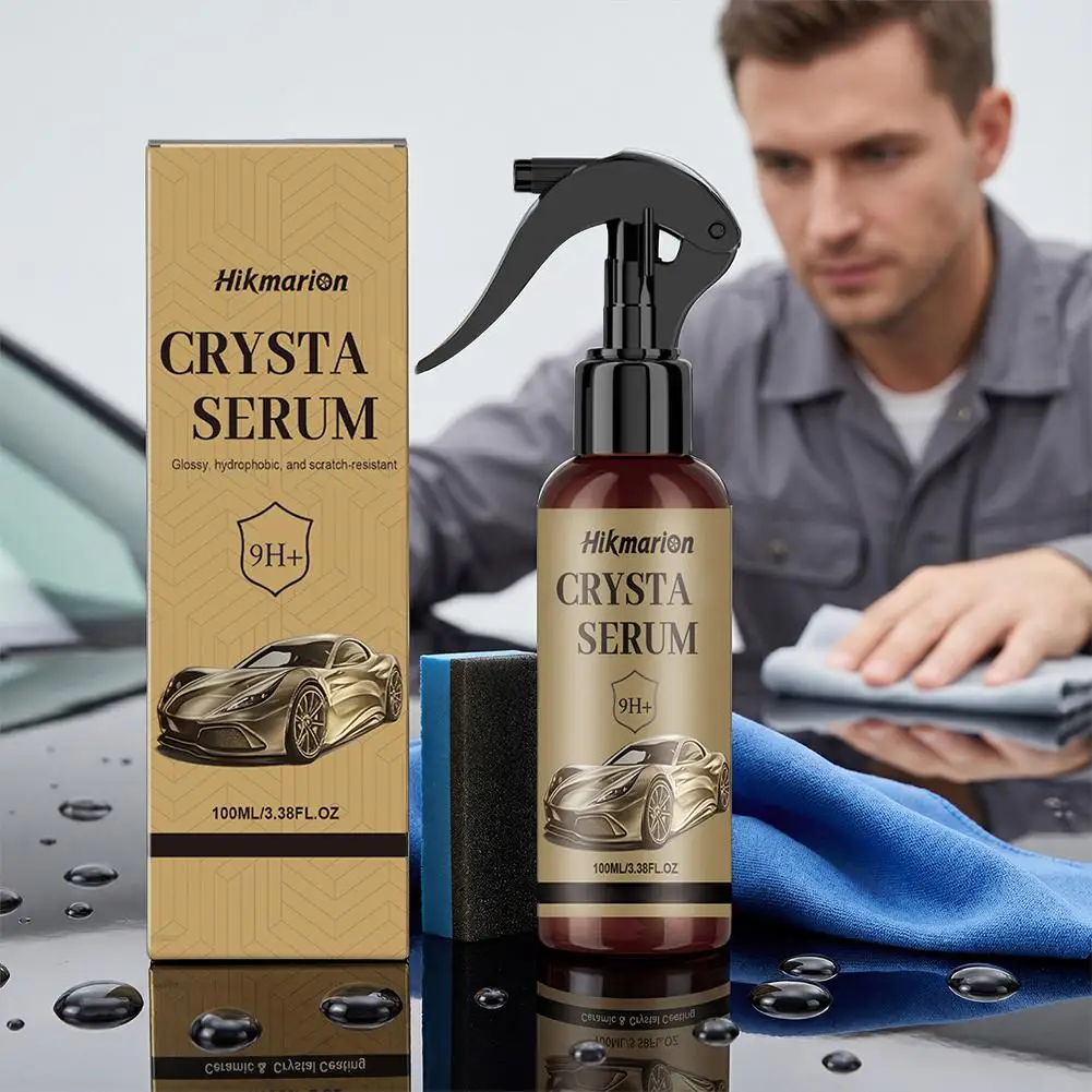 Kit de Revestimiento Cerámico para Autos, Suero de Cristal Avanzado 9H+ para Autos, Protección de Pintura Profesional para Detallado Automotriz, Accesorios para Autos