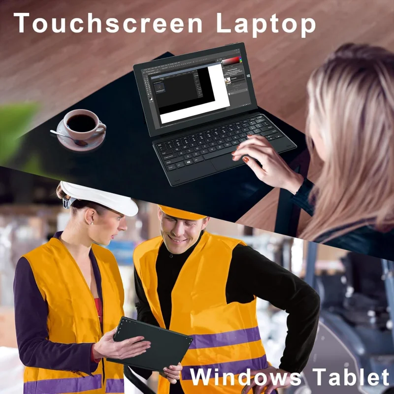 كمبيوتر لوحي 64 بت من النوع C 11.6 بوصة يعمل بنظام التشغيل Windows 11 وذاكرة وصول عشوائي 8 جيجابايت/16 جيجابايت وذاكرة قراءة فقط 512 جيجابايت SSD N4100 1920x1080 IPS بلوتوث 4.2 كاميرا مزدوجة 2 × USB 3.0