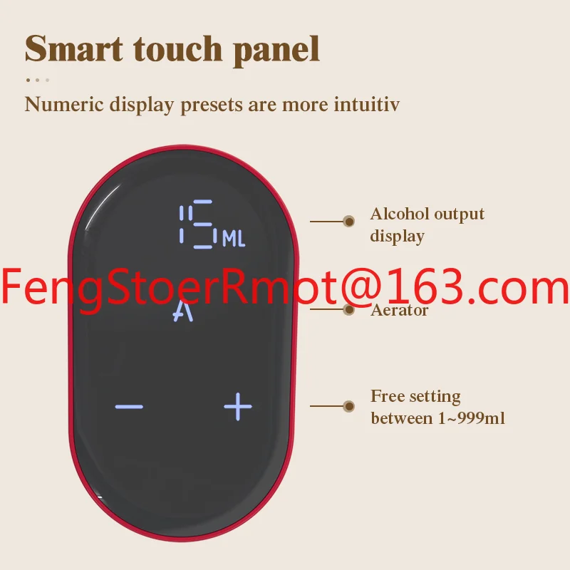 Suitable for Portable Pump Minimal Automatic Whiskey Dispenser Whiskey Adjustable Quantity Liquor Wine