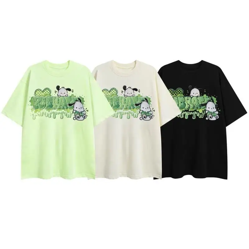 2026 New Pochacco Summer Short Sleeve Best Selling Women's T-Shirt Tops Cartoon Print Versatile Half Sleeve Fashionable Cute Ins - Image 5