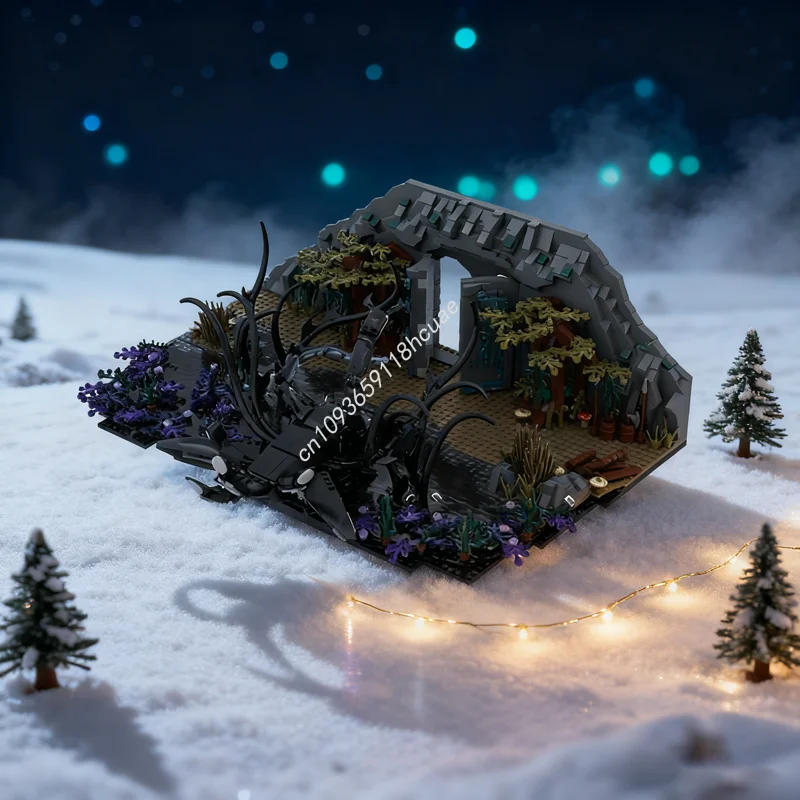 

2608 шт. MOC The Watcher Water Hobbit и Lord Rings Модель Рождественский подарок Строительные блоки Архитектура DIY Идея Кирпичные игрушки Дети