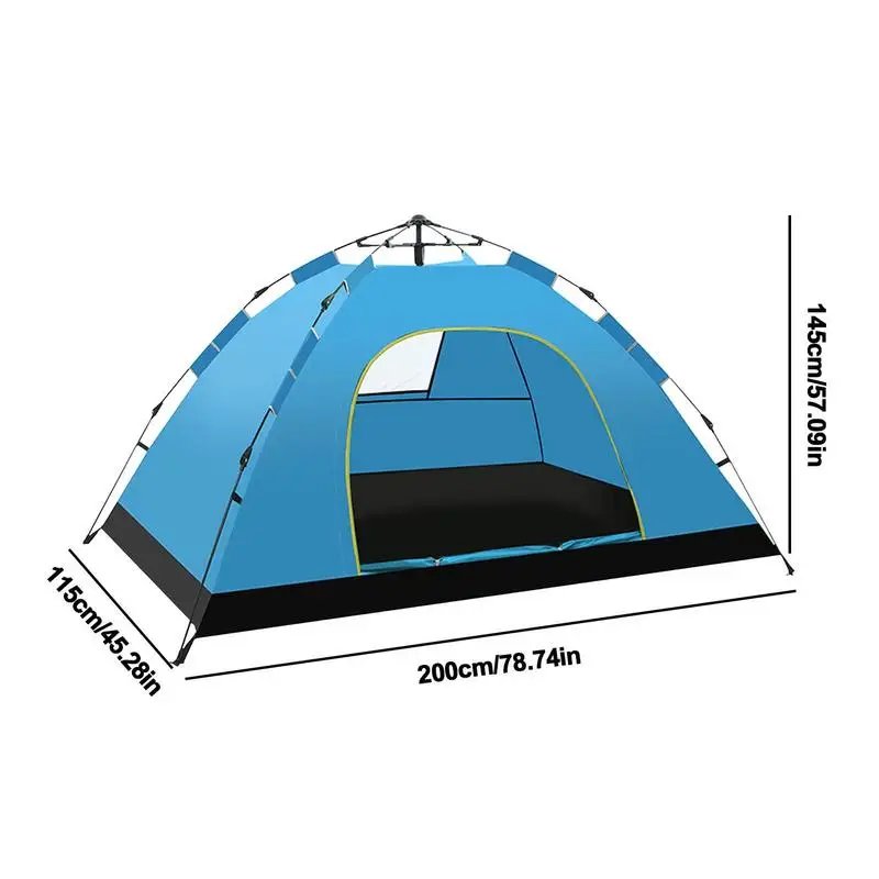 Tenda per 1-2 persone tenda automatica impermeabile ultraleggera tenda da campeggio portatile per 3 stagioni escursionismo all\'aperto tenda da
