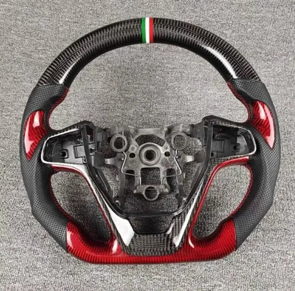 

Carbon Fiber Steering Wheel For Geely NL-3 BINRAY Coolray Emgrand Customize Car Accessories Leather Steering Wheel