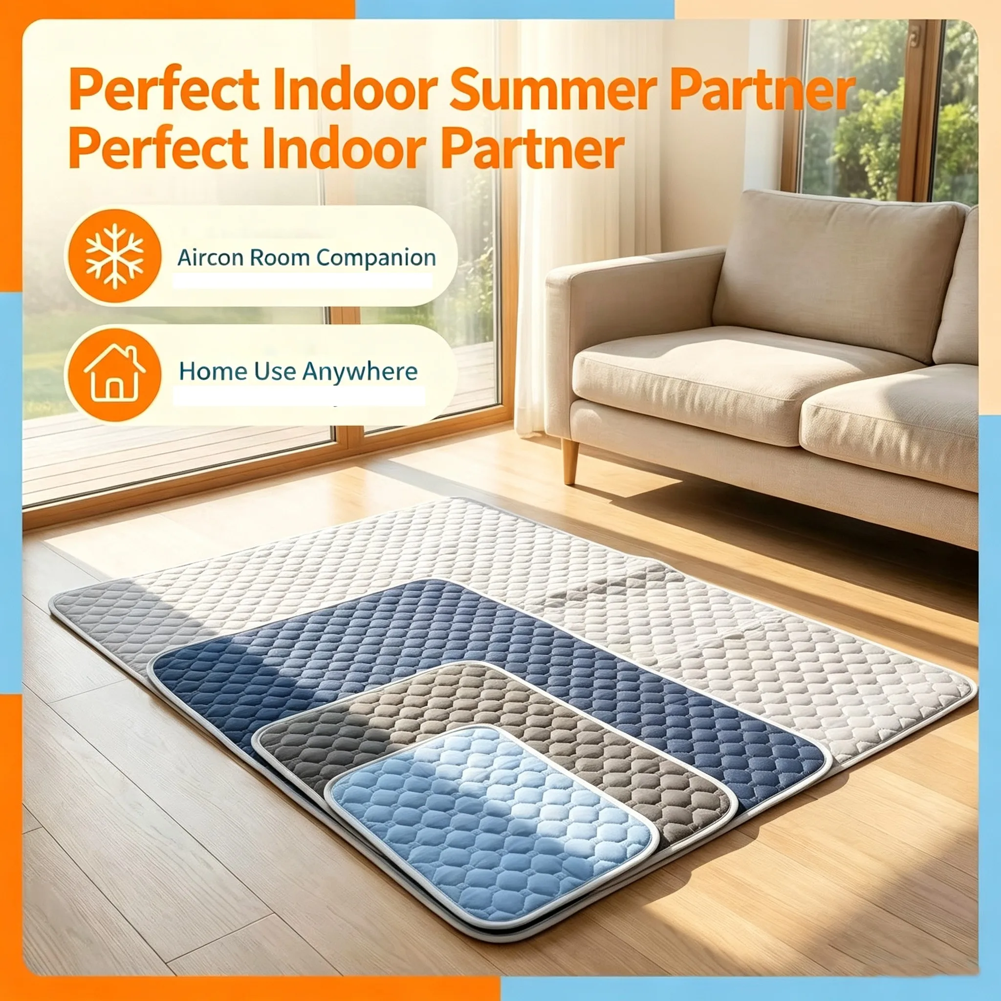 Dog Pee Reusable Pad Blanket Summer Cool Washable Puppy Training Absorbent Diaper Bed Urine Mat Car Seat Cover Pet Supplies view 3